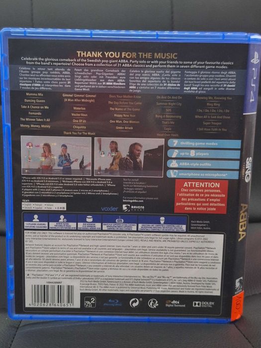 Let's Sing Abba PS4, BDB, Sklep, Wysyłka, Wymiana Centrum Grania