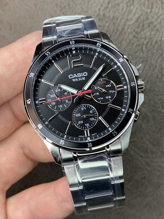Годинник чоловічий Casio MTP-1374D-1 Оригінал Гарантія Касио