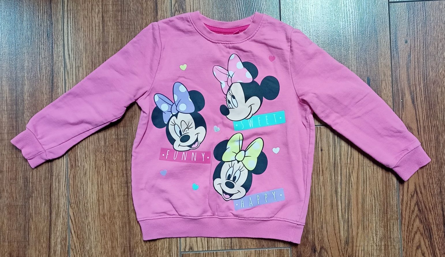 Bluza r.104 Pepco Disney Myszka Minnie różowa