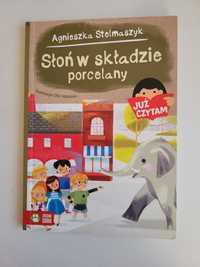 SŁOŃ W SKŁADZIE PORCELANY książka  Agnieszka Stelmaszyk Czytam Sam