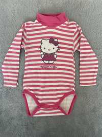 Body dlugi rekaw golf paski hello kitty kotek rozowe