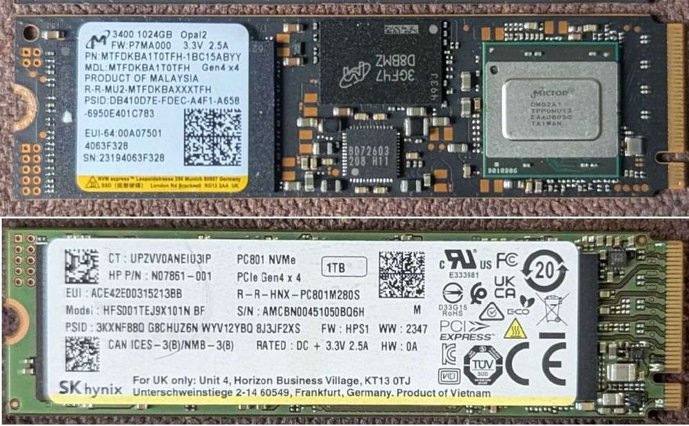 SSD M2 NVME  256-512-1TB-2TB