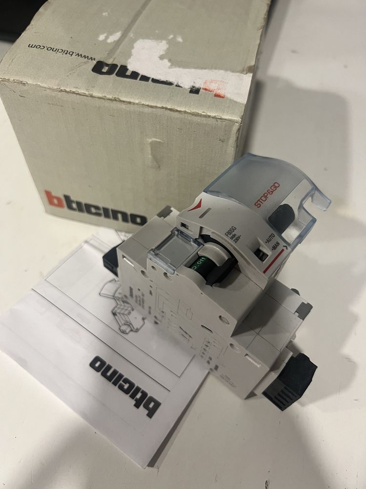 Bticino f80sg btdin  automatyczna przełączanie