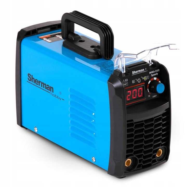 Spawarka Inwertorowa Inwerter Sherman 200 SPEEDY MMA TIG 230V 200A