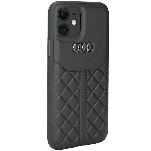 Etui Audi Genuine Leather Na iPhone 11 / XR - Czarny