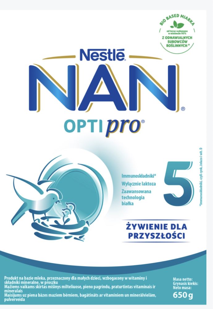 NAN Optipro 5 - ZAMIANA na mokre chusteczki