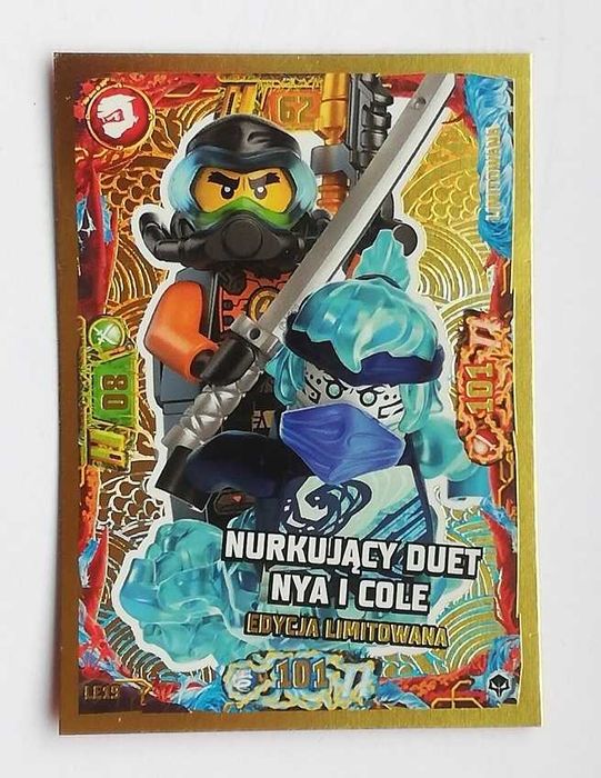 karta karty lego ninjago seria 7 Seabound 2022 Limitowana Limited LE