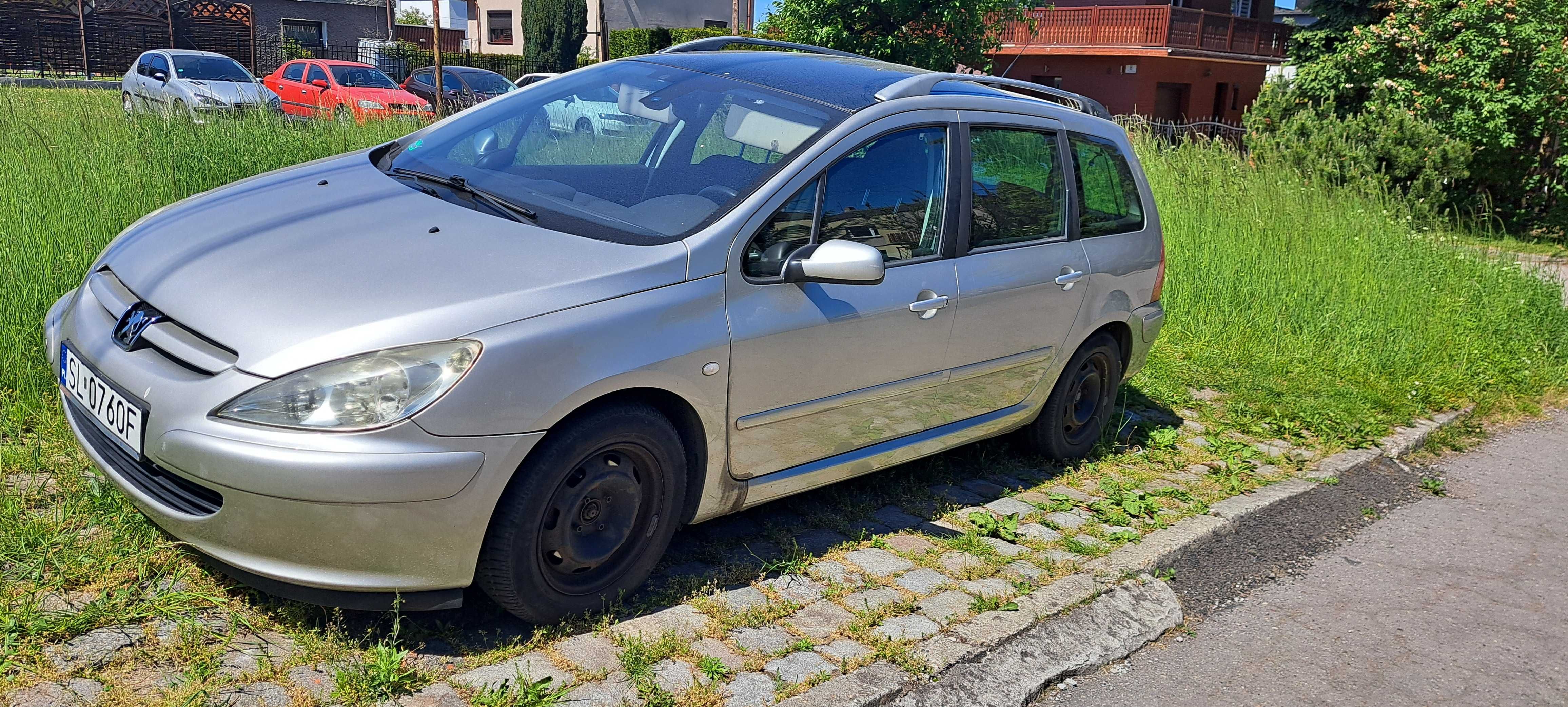 Peugeot 307 SW gaz, hak, uszkodzone sprzegło