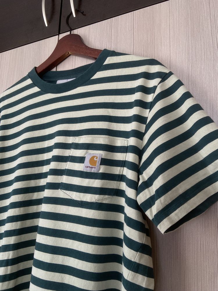 футболка carhartt у полоску