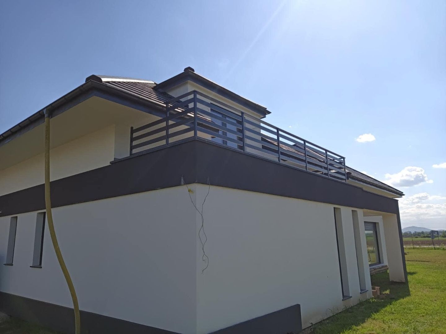 Balustrada balustrady balkonowe balkonowa barierka malowana proszkowo
