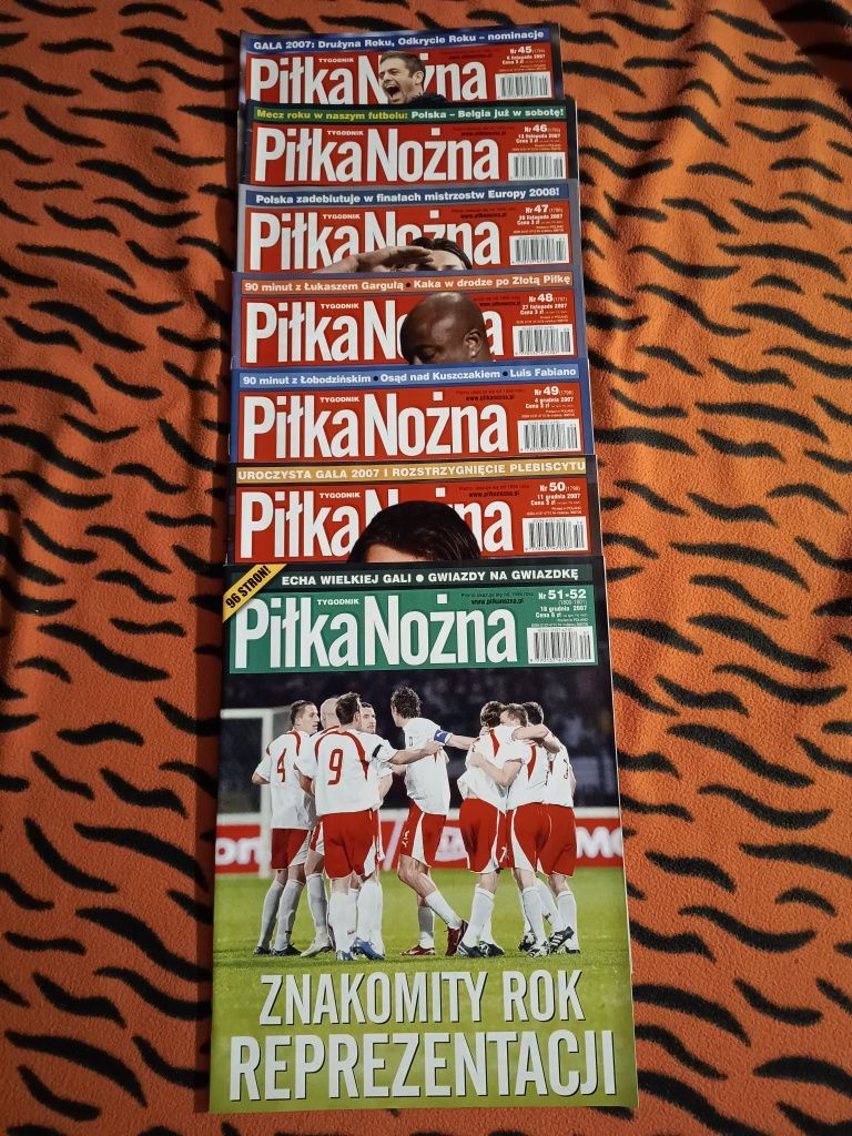 Tygodnik Piłka Nożna kompletny 2007 r.