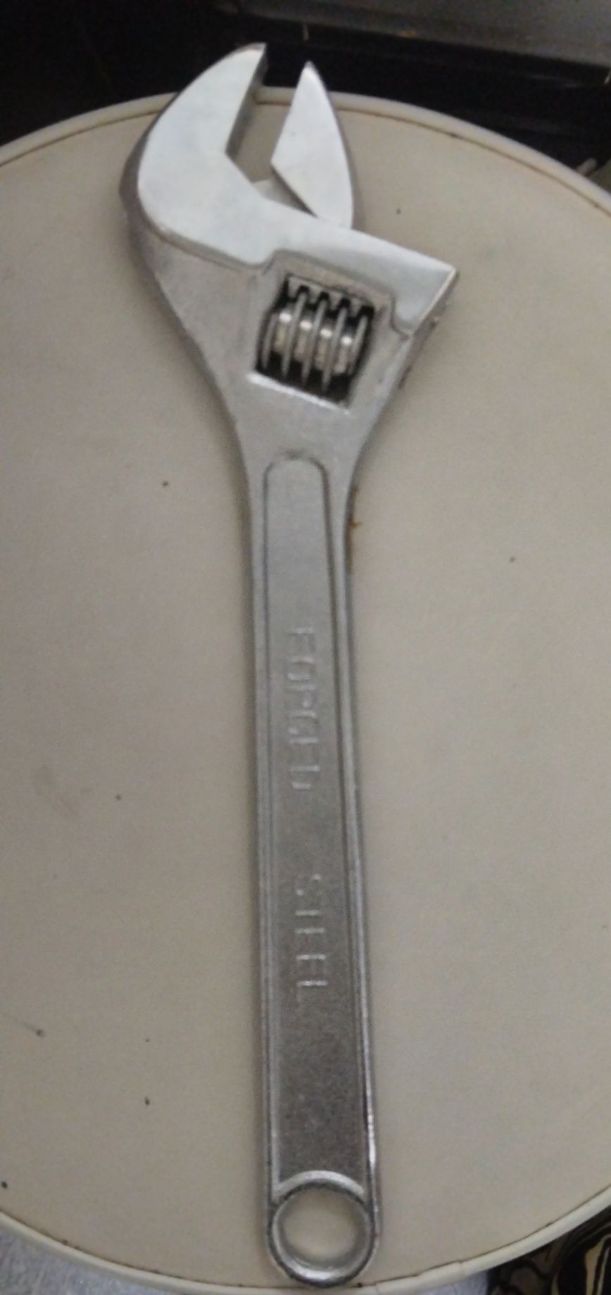 Chave inglesa ajustável de 300mm em aço forjado