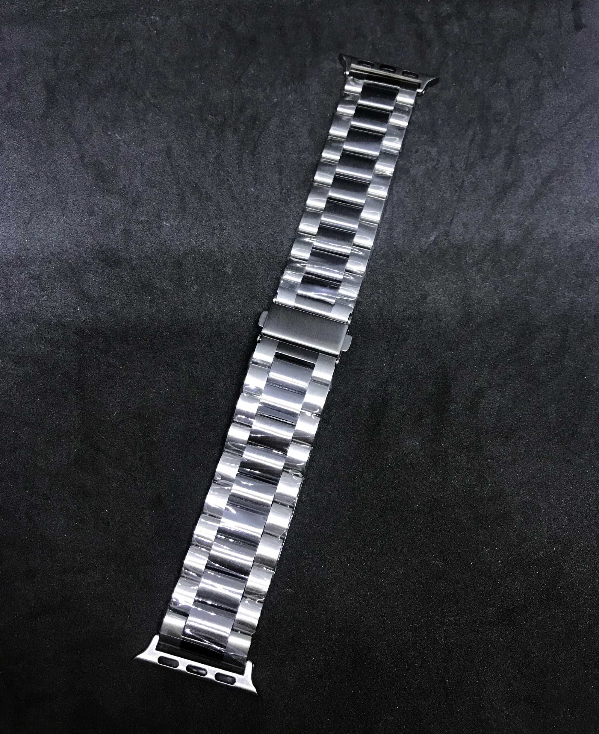 Bracelete em metal / Aço de elos para Apple Watch 38mm / 40mm / 41mm