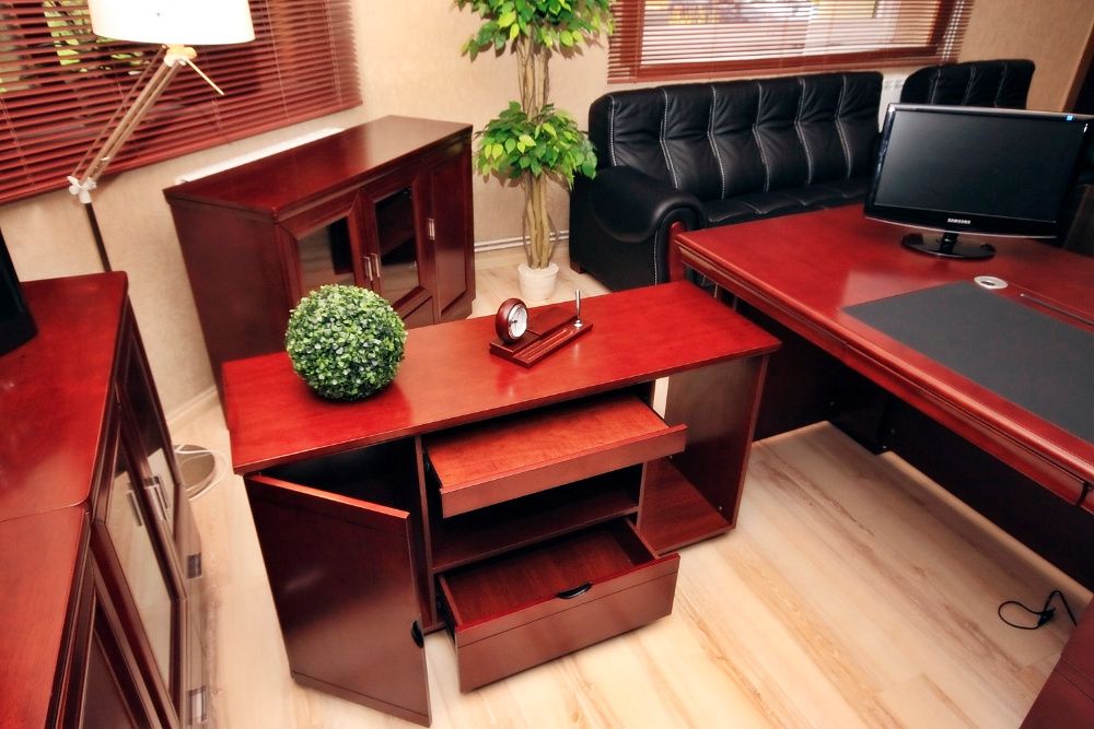 Pomocnik do biurka 140cm, fornir, outlet, wyprzedaż!