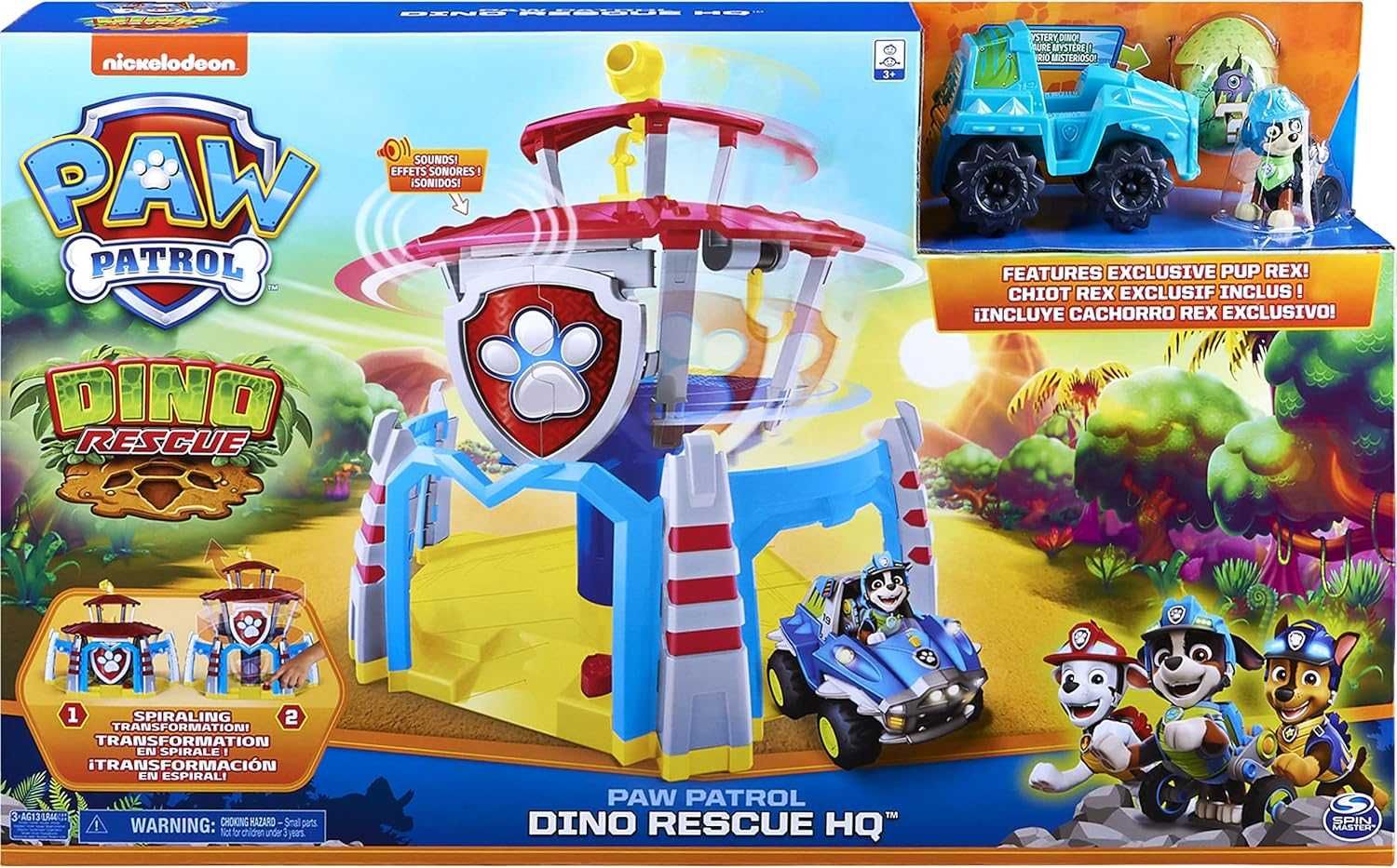 Щенячий Патруль Штаб База Paw Patrol Dino Rescue HQ ‎6059295