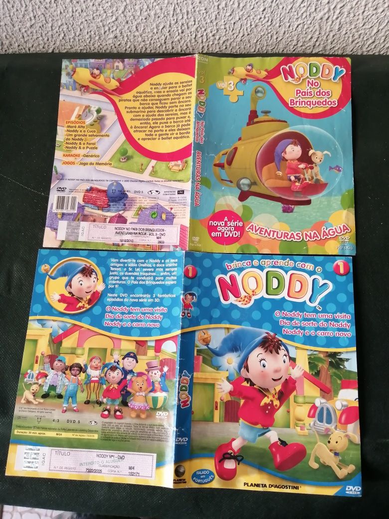 2 capas DVD originais Nody