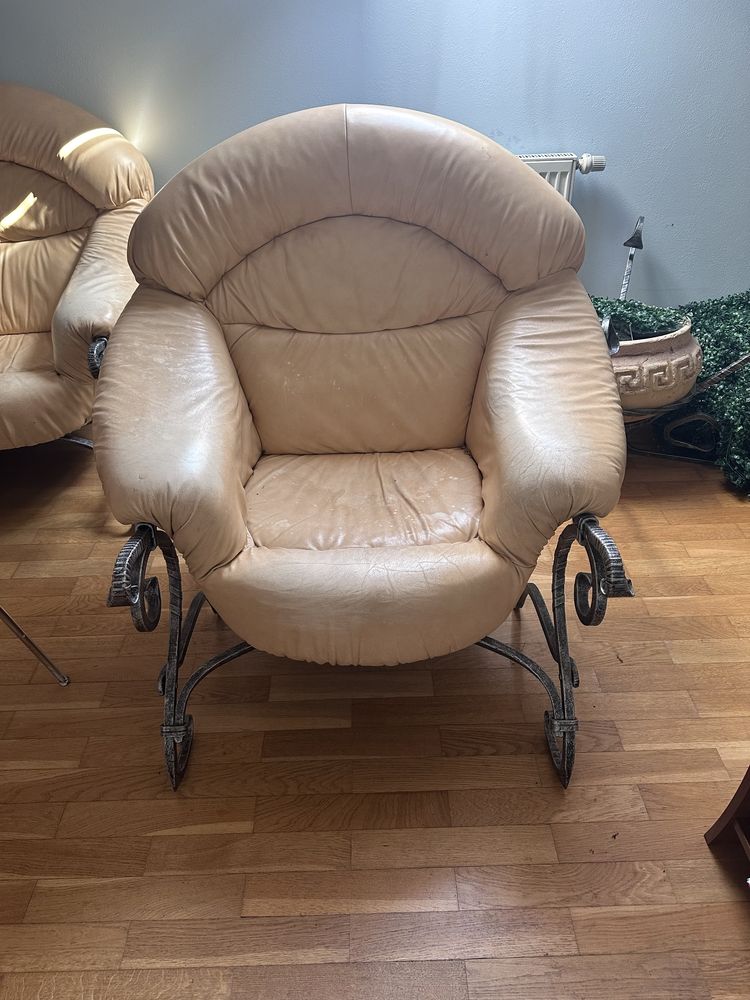 Fotel metaloplastyka x2 szt