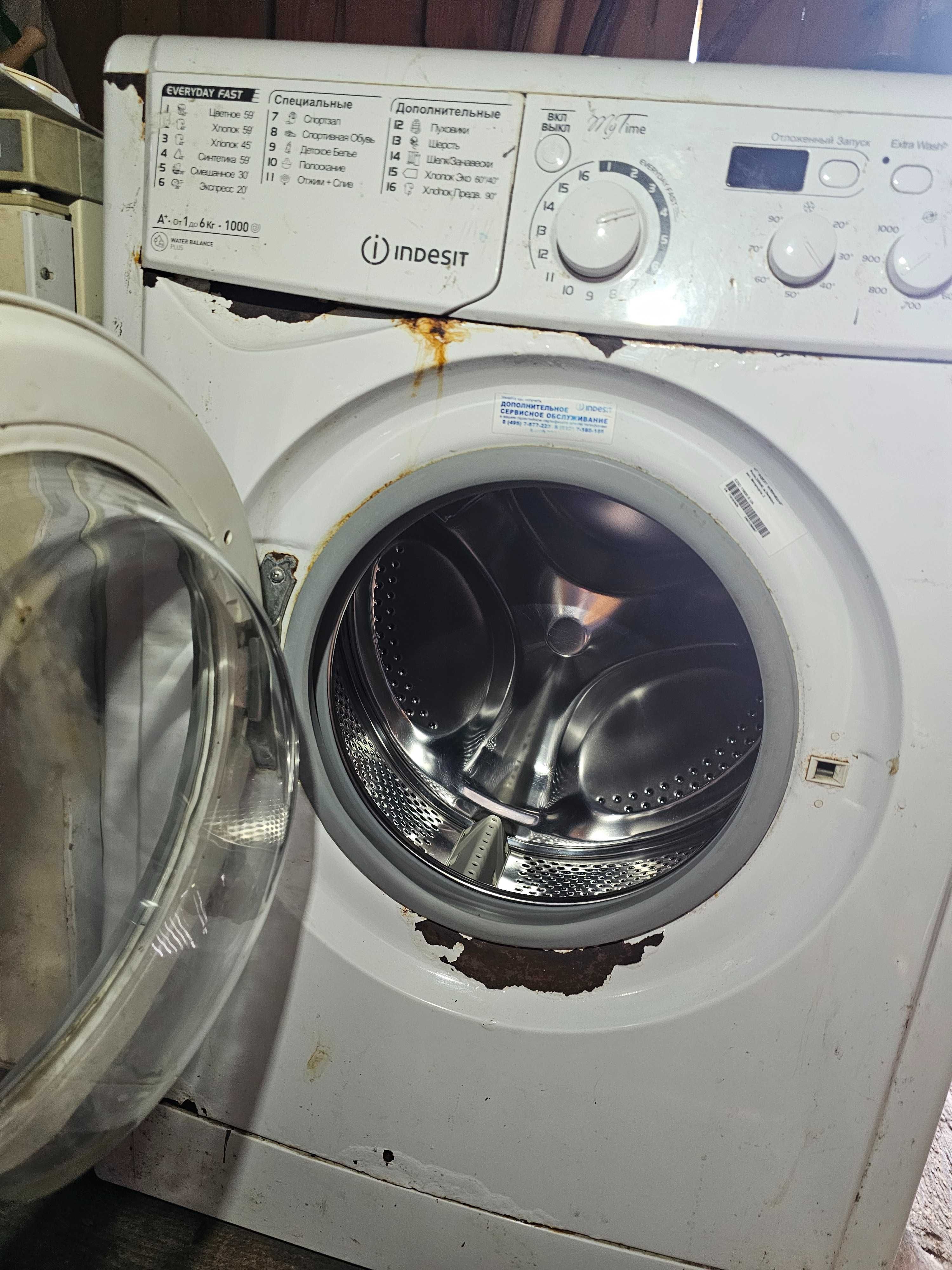 Пральна машинка Indesit 1160B не робоча!