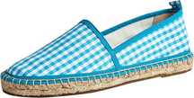 TALAMANTRA Damskie Espadryle z Bawełny Organicznej Niebieskie 37-38 EU