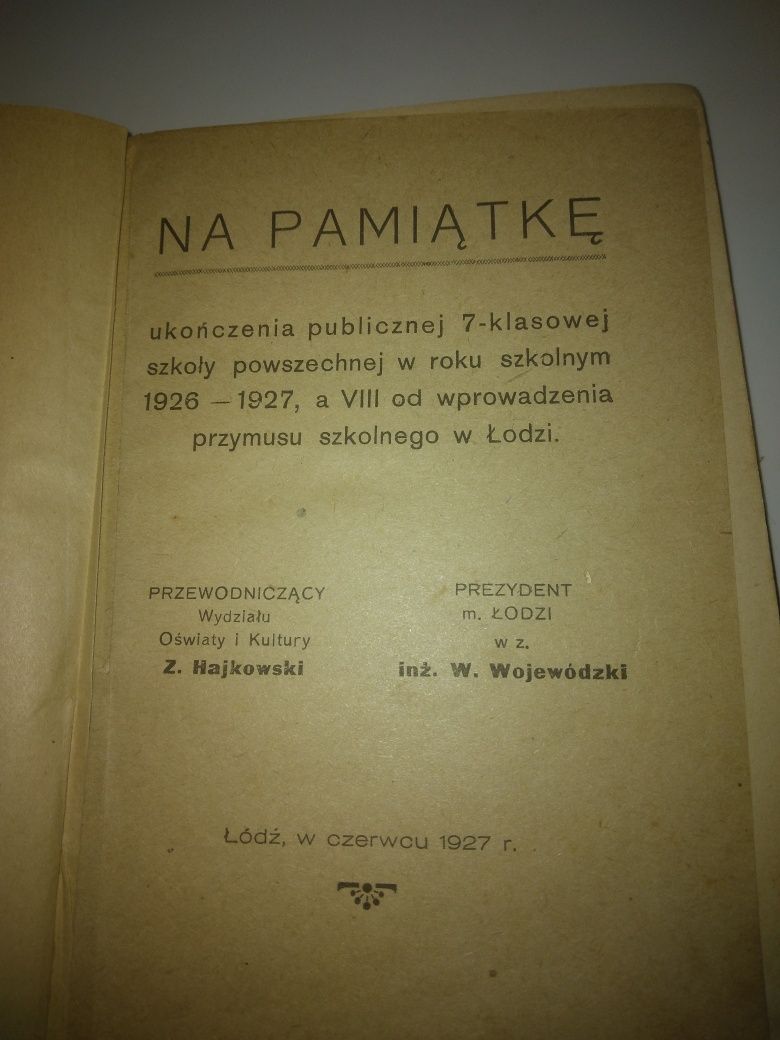 Ksiazka Obywatela 1927