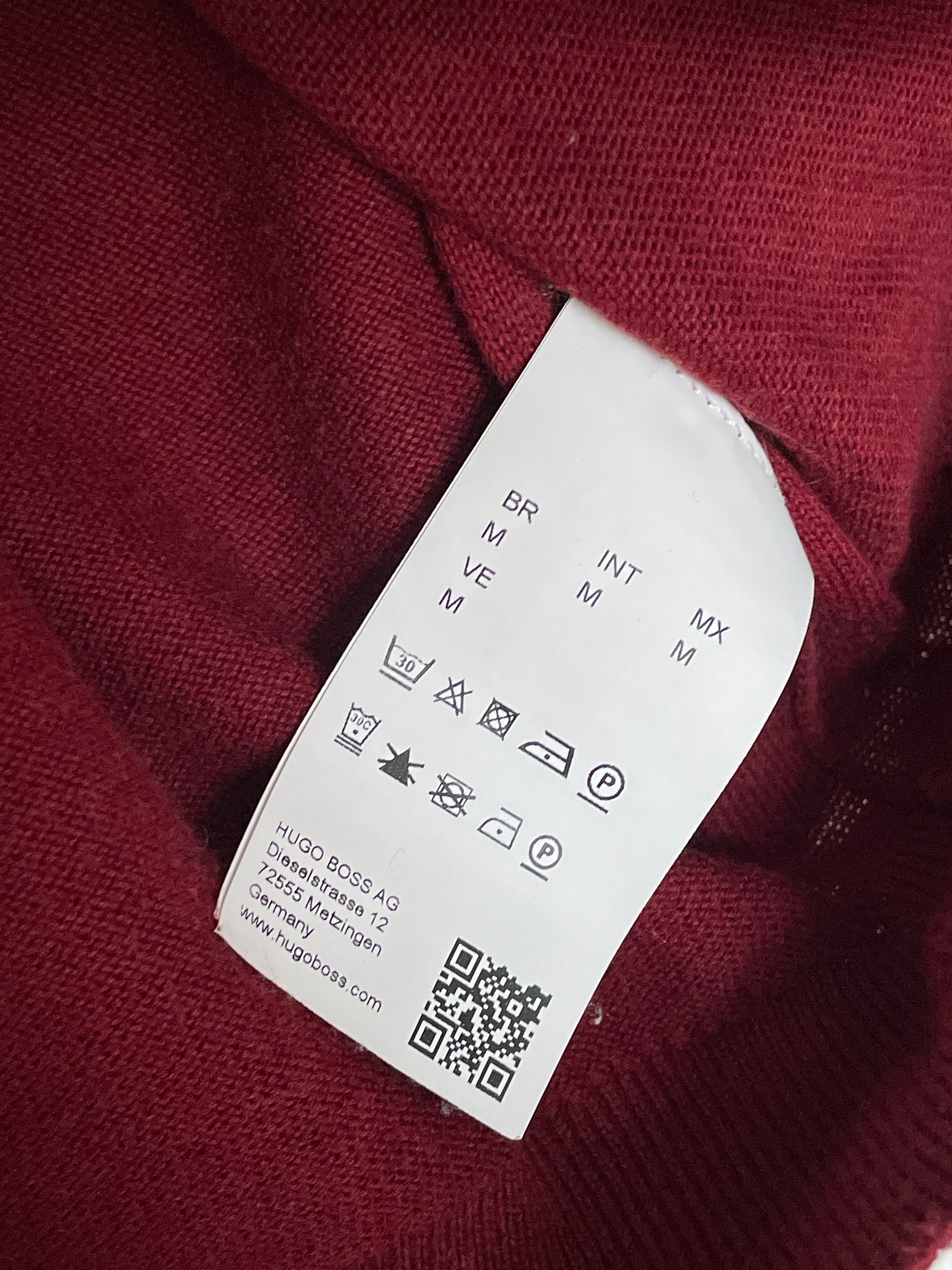 Lekki sweter Hugo Boss slim fit longsleeve męski M