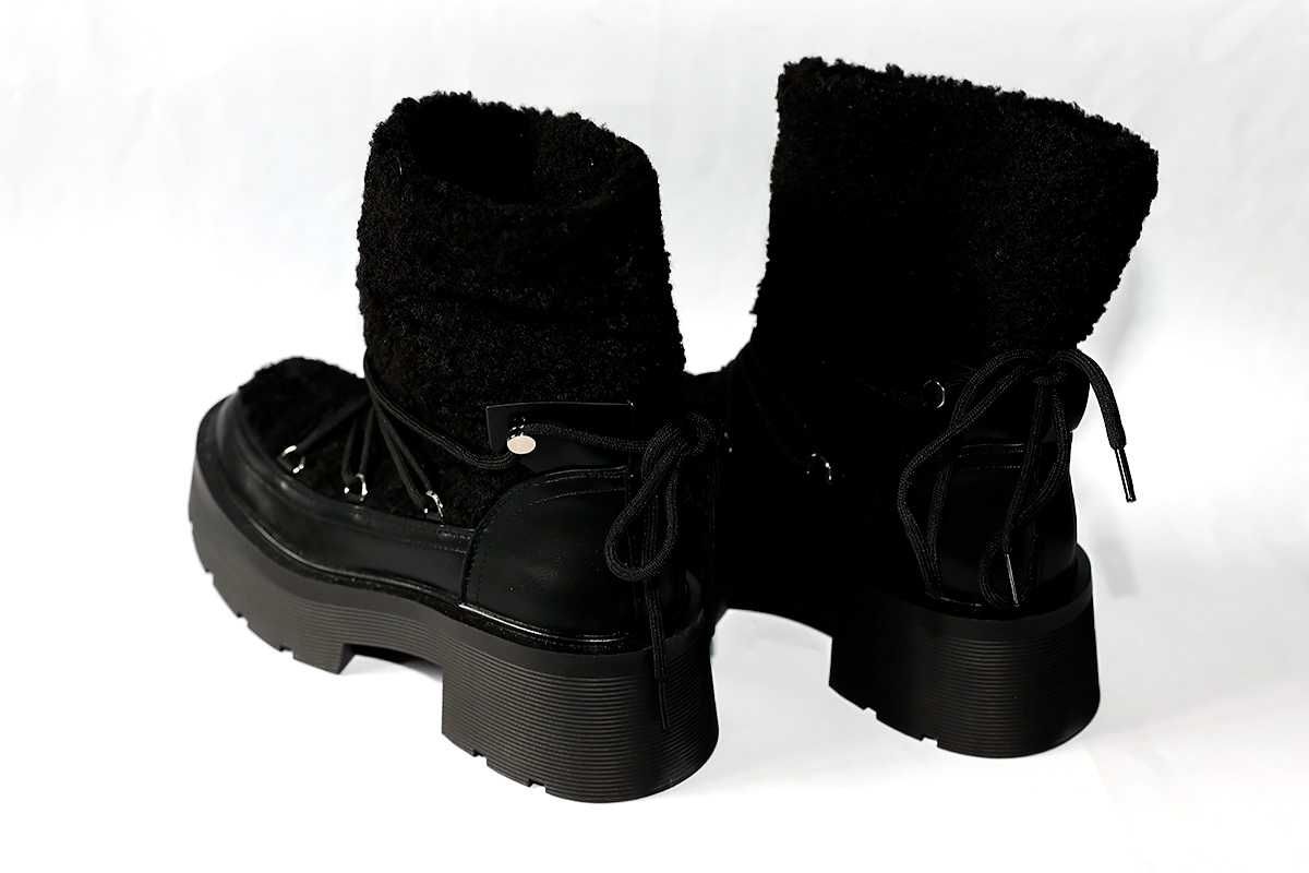 Buty kozaki zimowe botki ocieplane Stephan 38