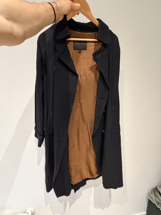 чорний тренч Massimo Dutti / розмір жіноч. L