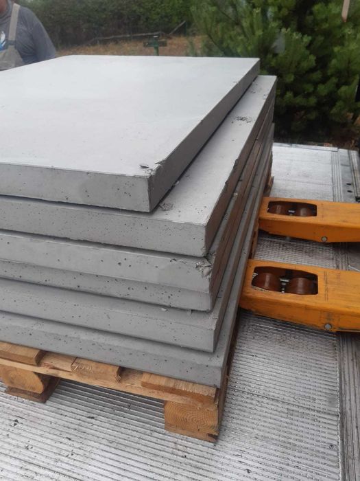 Płyty betonowe tarasowe, chodnikowe, podłogowe 118,5cm/81cm/5cm 17szt.