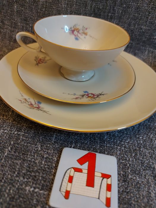 2А/3А Чайно кофейные тройки/трійки.Германия.Німеччина.50-80 год.