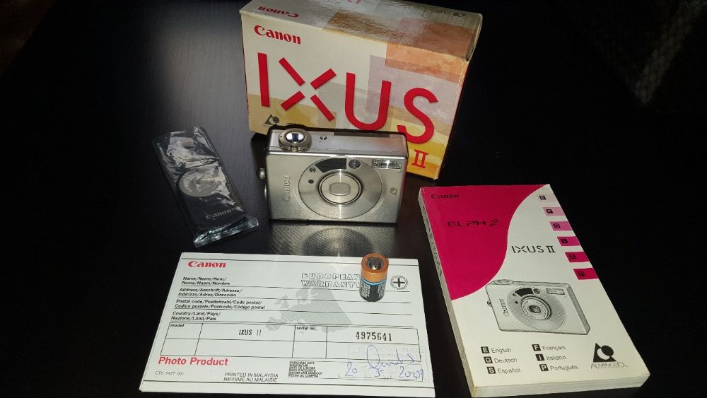 Canon IXUS II APS IX240 Still Camera