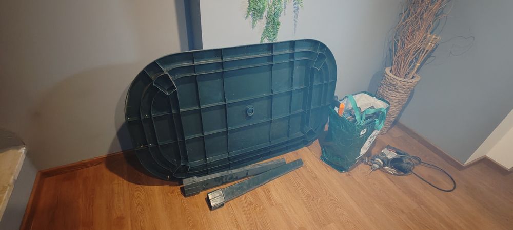 Mesa plástico de jardim