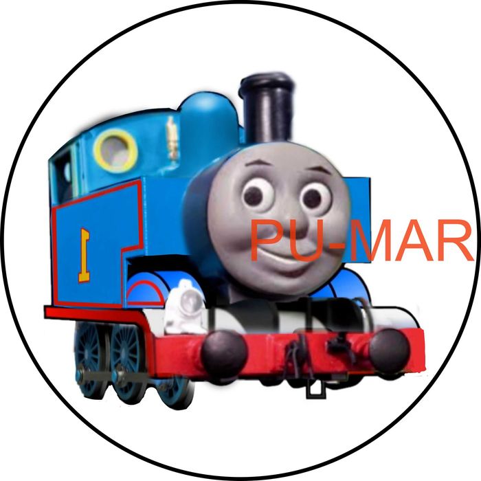 Opłatek na tort Urodziny Ciuchcia Tomek i Przyjaciele