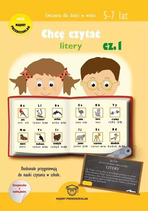 Chcę czytać - litery Część 1. Klasa