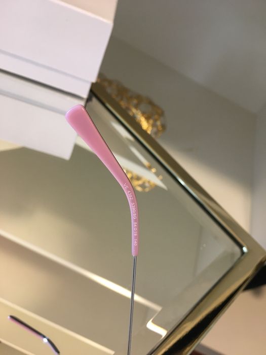 Oryginalne okulary Versace czarne damskie kocie torebka pudelko