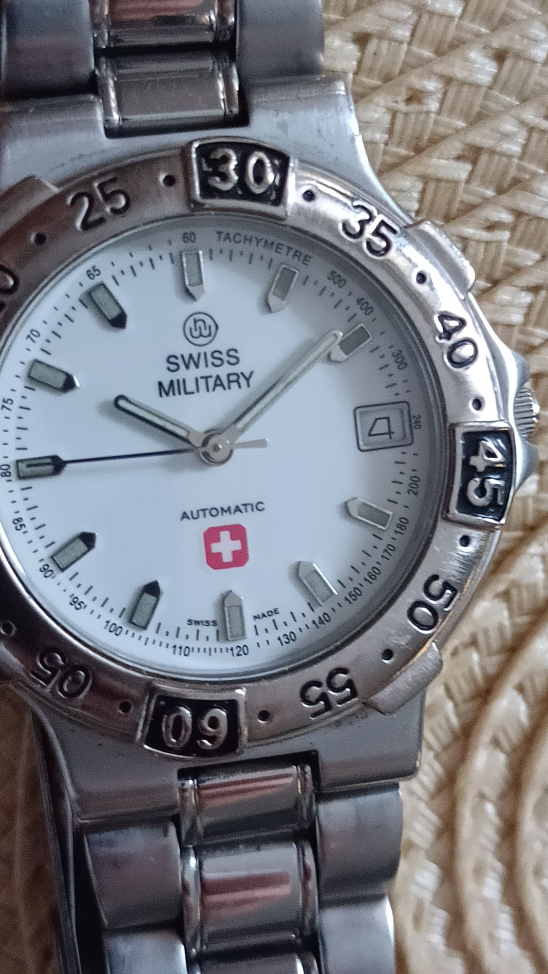 Swiss Military oryginalny szwajcarski zegarek automat rzadki model