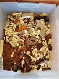 KLOCKI LEGO ok 1 kg odcienie brązu, piaskowego ( star wars lotr różne)