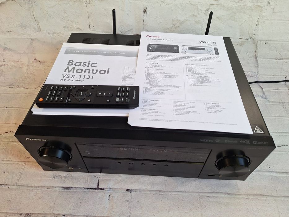 Mocny  Pioneer Vsx-1131  160W Wifi BT Atmos 4k60p  HDR Spotify 7.2