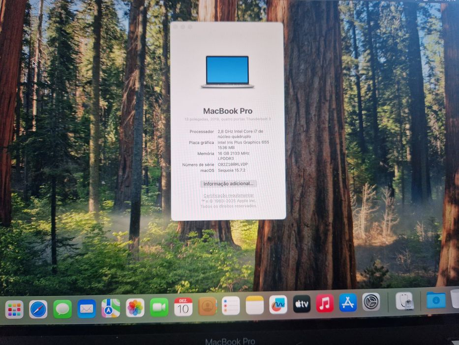 MacBook Pro 13'' | 2019 | i7-2.8 | 16GB | 512GB SSD