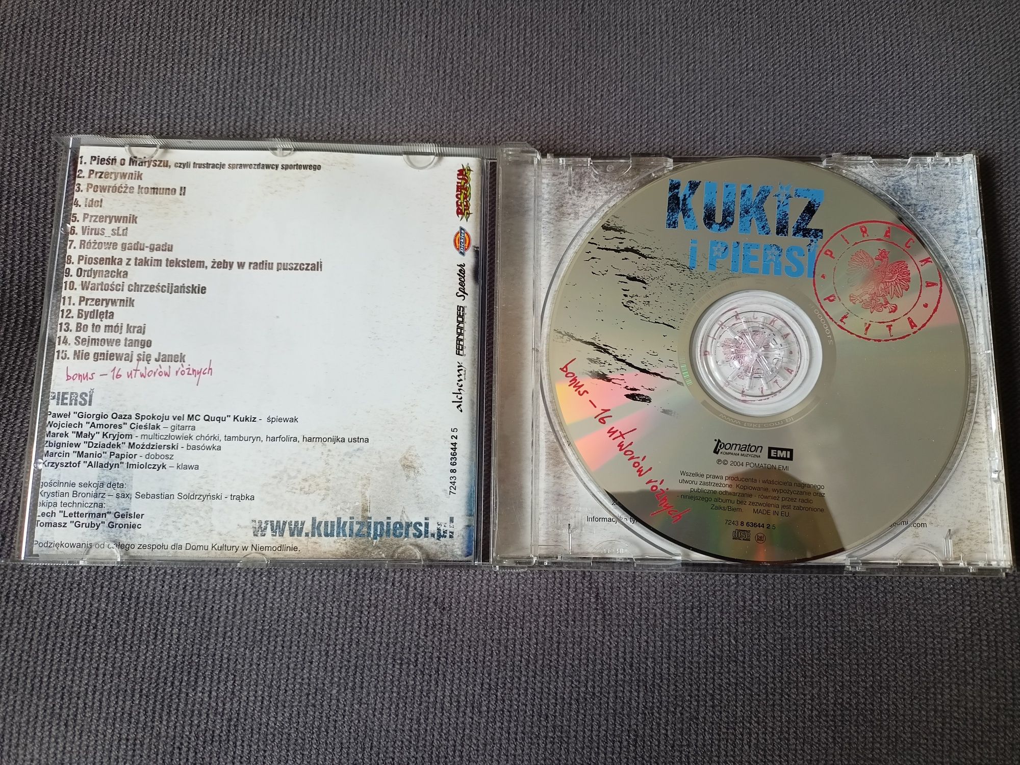 Kukiz I Piersi - Piracka Płyta /Cd