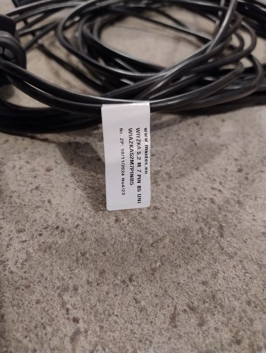 Lampy tylne ASPOCKMultipoint IV, wiązka Mantes 5,2m 7pin przyczepka