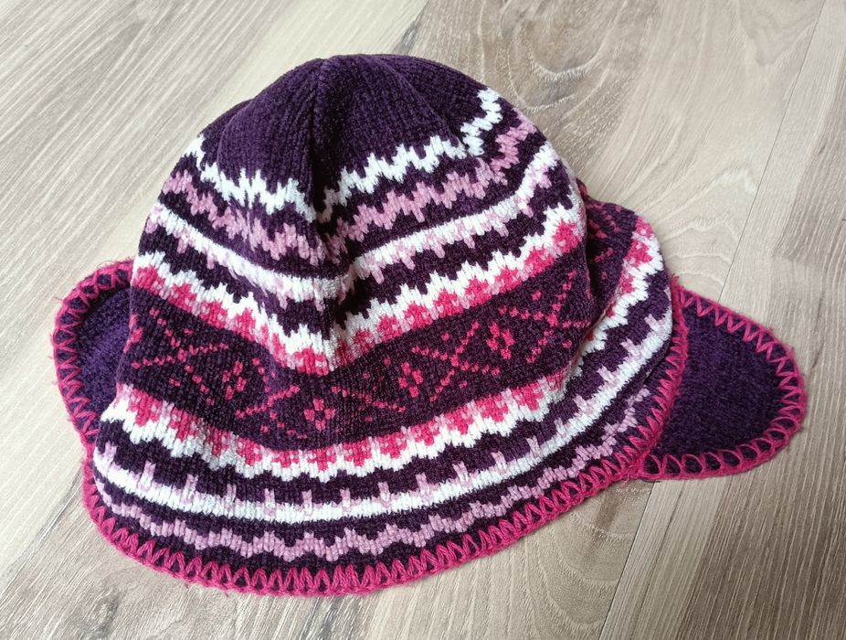 Ciepła czapka uszatka, polar, 3-6 lat
