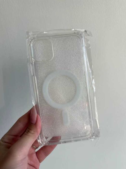 Прозорий чохол Magsafe на iPhone 161514131211 Про Макс всіх моделей