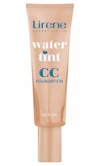 lirene water tint krem cc z pigmentem 02 nude kwas hialuronowy 25 ml