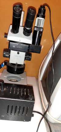 Микроскоп  МБС 10 . с фото приставкой мфу