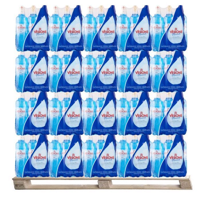 Veroni Mineral woda mineralna niegazowana 1,5 l x 504 sztuk PALETA