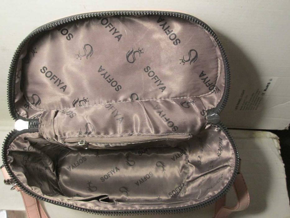 Сумка рюкзак через плечо женская кожзам Sofiya розовая