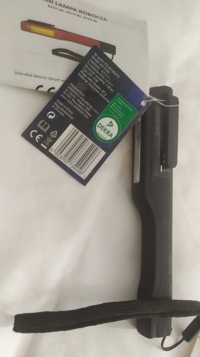 Nowa Lampa robocza mini, LED, 126 lm, lekka ze skuwką magnetyczną 82 g