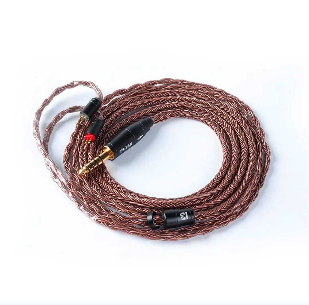 KBear 16 Rdzeni Czysta Miedź 4.4mm/3.5mm MMCX,QDC,0.78