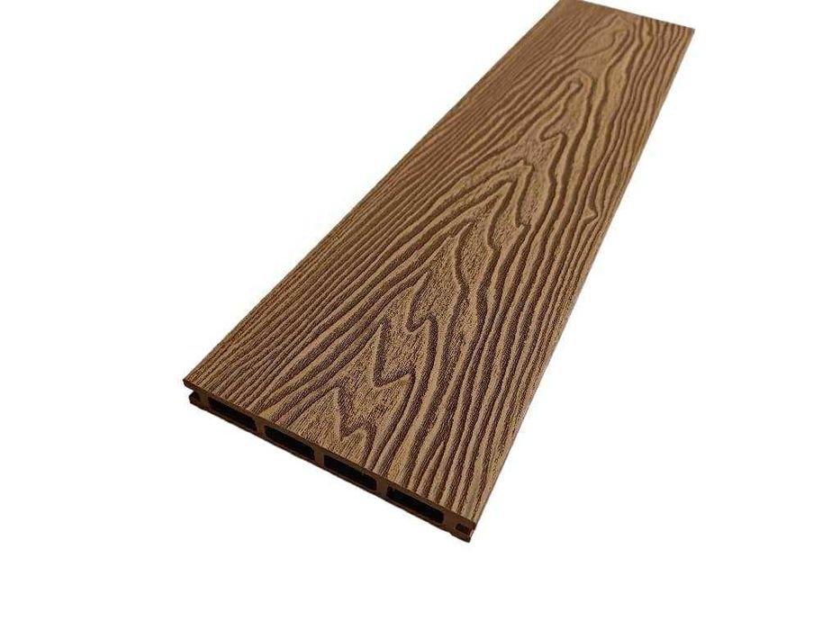 Deska kompozytowa 3D PREMIUM szczotkowana wzór drewna Mocha Czekolada