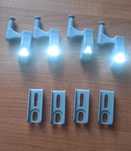 Led lampki do szafki 4 sztuki